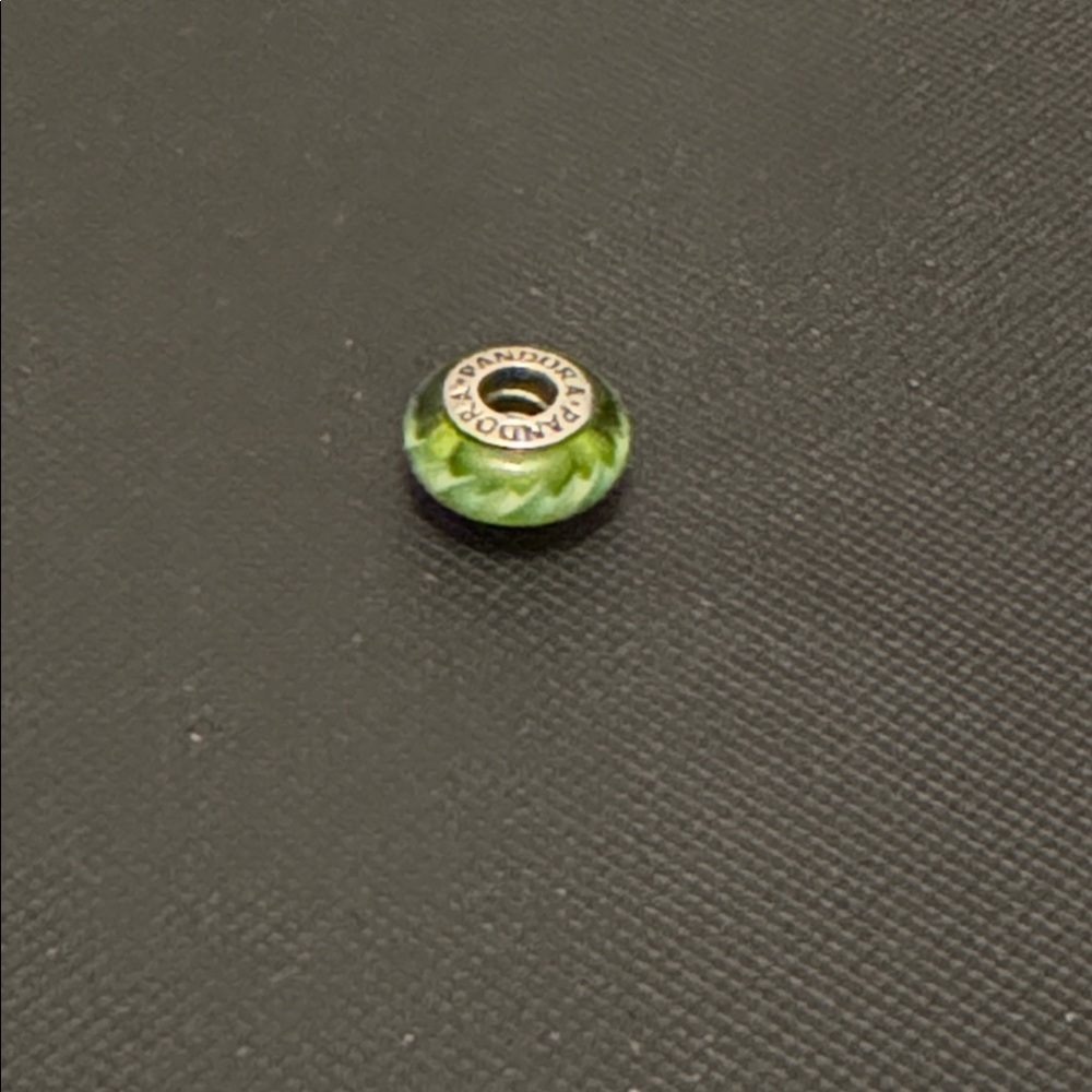 Pandora Green Glass Charm